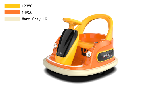 2024 Factory Price Kids Ride on Bumper Car Steering Wheel High Quality 12V Battery Power Remote Control Toddlers USB