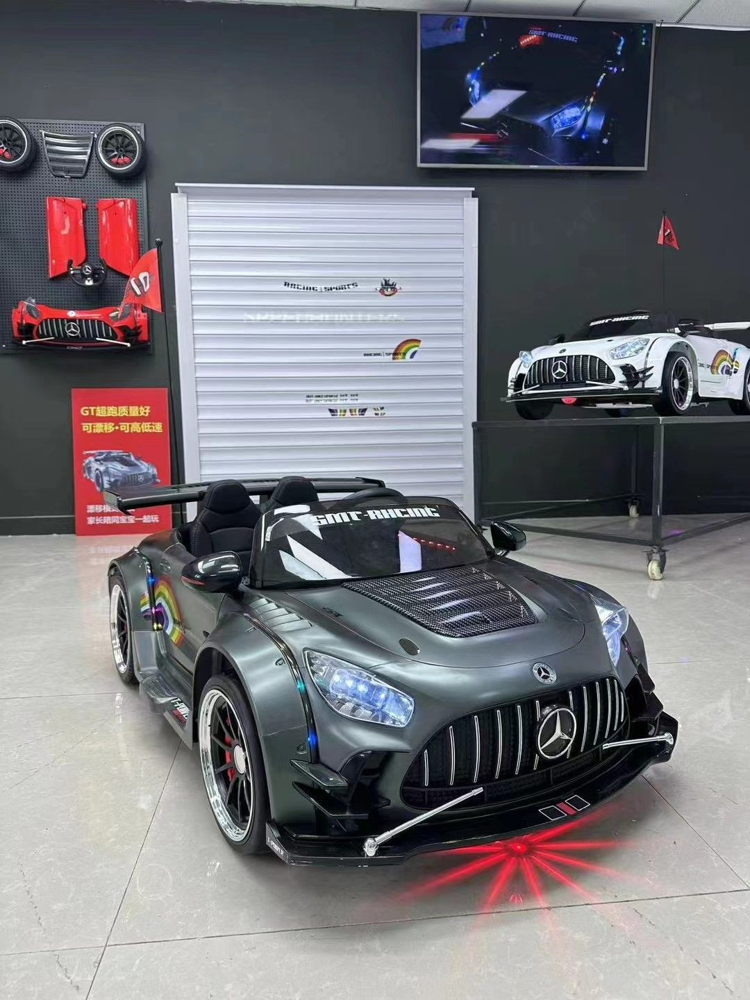 Multi-Functional Drift Ride-On Car with Music & Storage Box