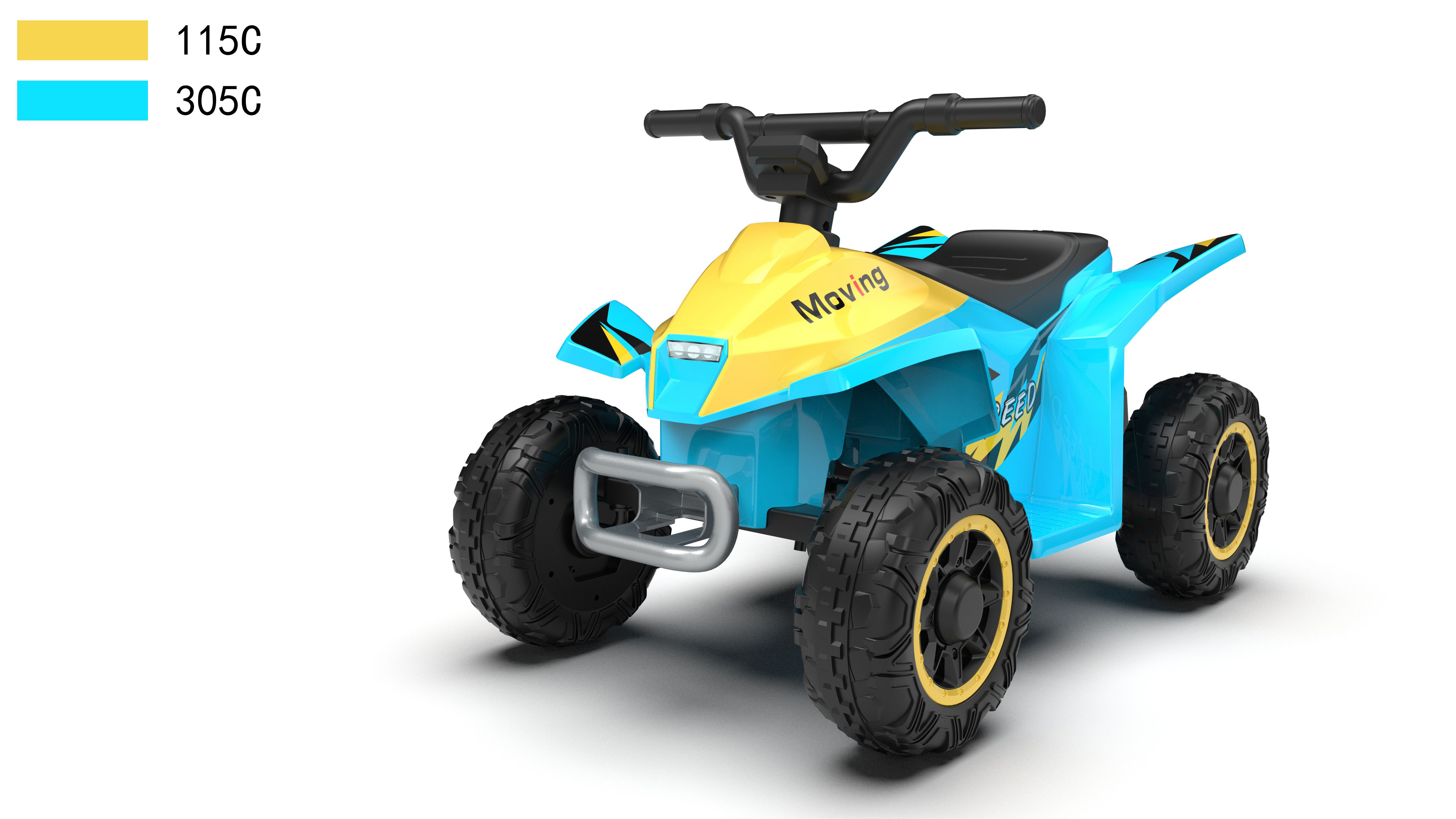 2024 Hot Sale Factory Wholesale Source Kids Mini Atv Ride on Quad Battery Power Buggy Toy Off-road Motorcycle with Music