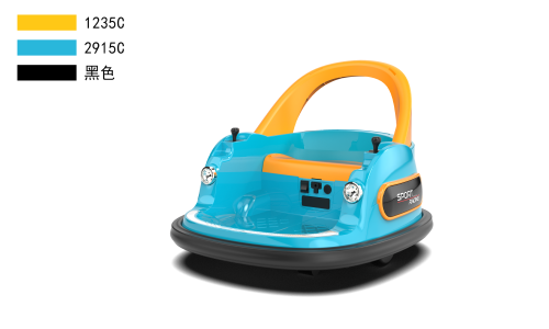 2025 Manufacturer Wholesale Kids Ride on Bumper Car Steering Wheel Super Quality 12V Sunshade Design Remote Control Toys