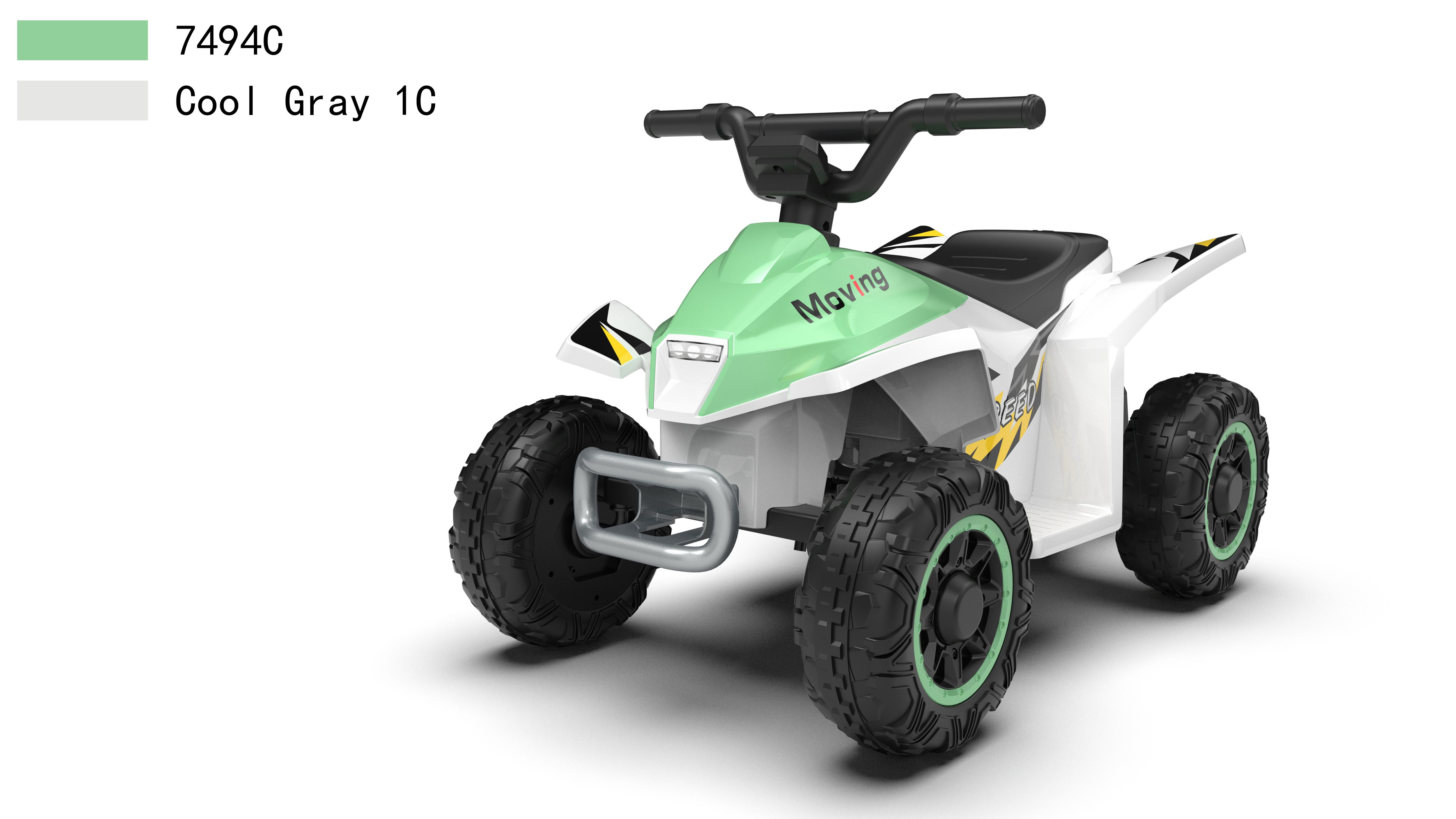 2024 Hot Sale Factory Wholesale Source Kids Mini Atv Ride on Quad Battery Power Buggy Toy Off-road Motorcycle with Music